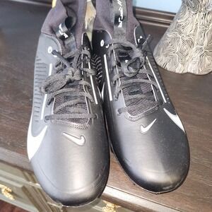 Nike Vapor Edge Speed 4 Football Cleats - Black White - Size‎ 14 NEW